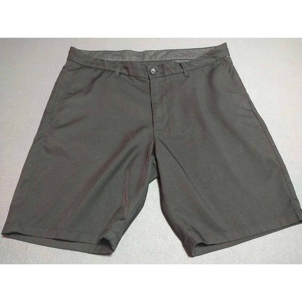 Jos. A. Bank Golf Shorts Men 36/8.5 Black Tailored Traveler‎ Stretch Activity